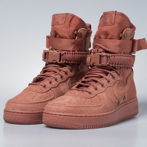 Nike SF Air Force 1 Men's Boot - Dusty Peach - Picture 1 of 8